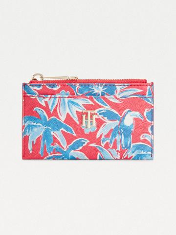 Női Tommy Hilfiger Floral Print Kártyatartó Színes | HU 648GSO